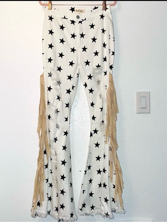 Peach Love California Denim - Star Wranglin' Flares